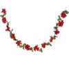 Kaemingk Garland Poinsettia Leaf 270cm Assorted