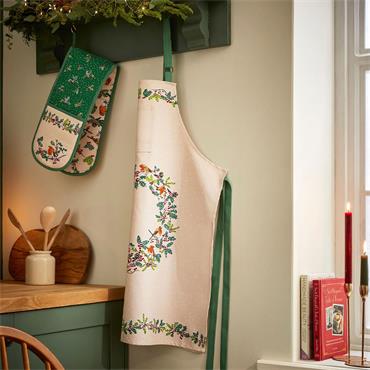 Christmas Robin Apron