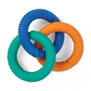 Zoon Dog Toy Uber Activ Toys Rubber Dog Tri Links