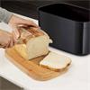 Joseph Joseph Bread Bin With Cutting Board Lid Black