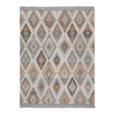 Biederlack Ikat Diamond Natural Throw 140x180cm