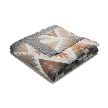 Biederlack Ikat Diamond Natural Throw 140x180cm