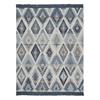 Biederlack Ikat Diamond Blue Throw 140x180cm