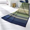 Ombre Stripe Green Throw 150x140cm