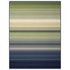 Ombre Stripe Green Throw 150x140cm