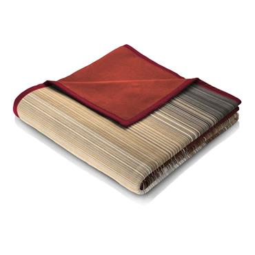 Ombre Stripe Terracotta Throw 140x180cm