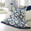 Ikat Diamond Blue Throw 150x200cm