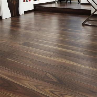 Dark Walnut Laminate Flooring 12mm (Per Pack)