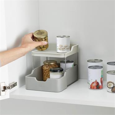 Joseph Joseph Cupboard Store Duo 2 Tiered Store With Drawer