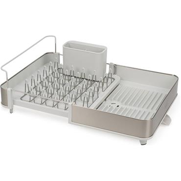 Extend Steel Expandable Dish Rack Light Stone