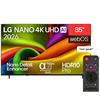 Lg 85" Smart Nano 4k Uhd Tv