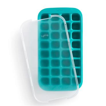 Industrial Ice Cube Tray With Lid Turquoise