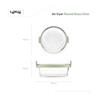 Lekue Air Fryer Round Transparent Glass Dish