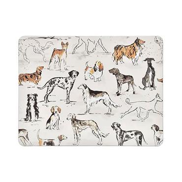 Country Dogs Cork Placemat 4 Pack
