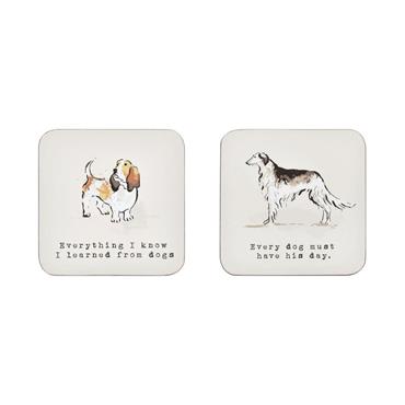 Country Dogs Coaster 4 Pack