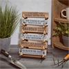 Langs Feathered Fellas Wood Tabletop Block Assorted