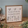 Langs Gracefully Gifted Wood Framed Plaque Friends Are The Family We Choose
