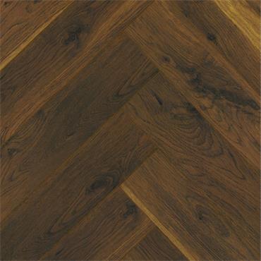 Smoked Cathedral Oak Herringbone Laminate Flooring 12mm (Per Pack)