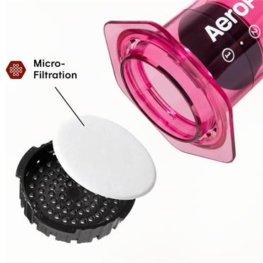 Aeropress Coffee Press Pink