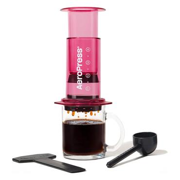 Aeropress Coffee Press Pink