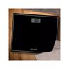 Compact Glass Electronic Bathroom Scales Black