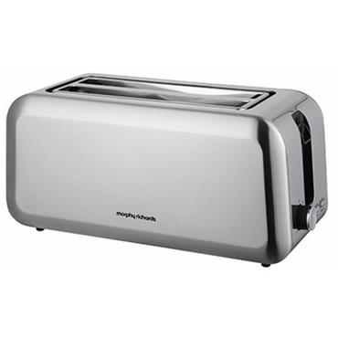 Mr Essentials 4 Slice Toaster Brushed Steel