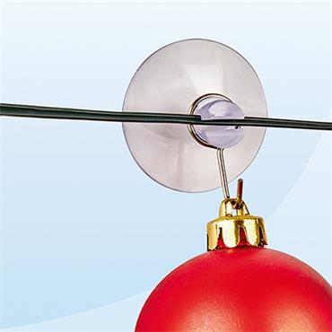 Suction Cup With Metal Hook And Slot 6x45mm