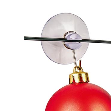 Suction Cup With Metal Hook And Slot 6x45mm