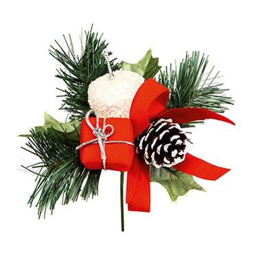 Premier Apple & Parcel Pick Red & White 16cm
