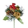 Glitter Swirl Pick Pomegranate 16cm