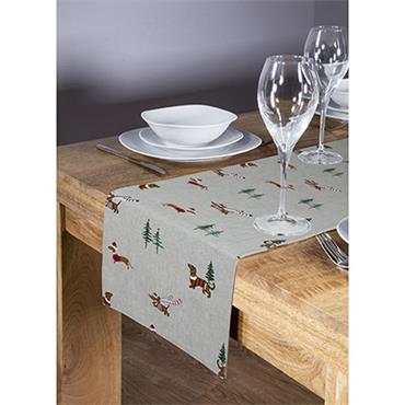 Premier Christmas Dog Table Runner 2m