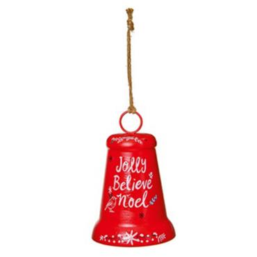 Premier Metal Bell With Robins Red 19cm
