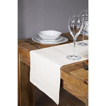 Premier Cream Recycled Fabric Table Runner 2mx30cm