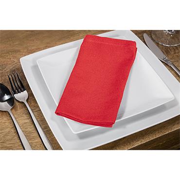 Premier Red Recycled Fabric Napkins 40x40cm