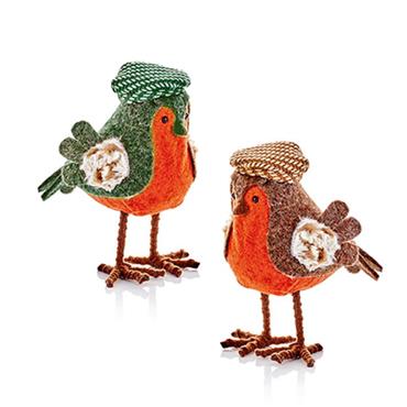 Premier Robin With Peak Cap Plush 13cm Assorted
