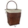 Wicker Firelog Cart With Wheels Large