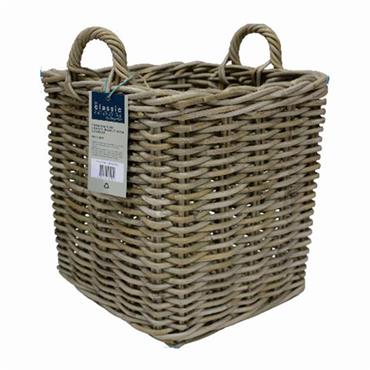 Premium Kubu Square Basket With Handles Small