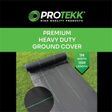 Protekk Virgin Pp Ground Cover 1x15m Roll 100gsm
