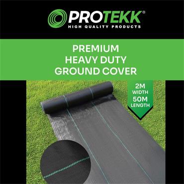 Protekk Virgin Pp Ground Cover 2x50m Roll 100gsm