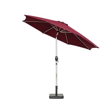 Classic Collection Parasol Aluminium Cranked Burgundy 2.7m
