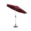 Classic Collection Parasol Aluminium Cranked Burgundy 2.7m
