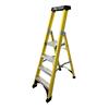 Protekk Fiberglass Ladder With Platform 4 Tread