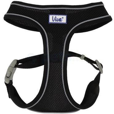 Viva Comfort Mesh Dog Harness Black Small