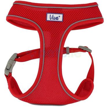 Viva Comfort Mesh Dog Harness Red Small