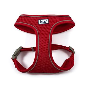 Viva Comfort Mesh Dog Harness Red Medium