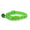Hi Vis Safety Cat Collar Green