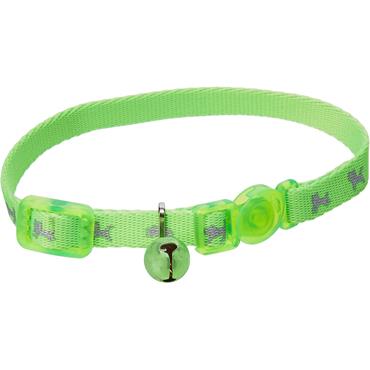 Hi-Vis Safety Kitten Collar Green