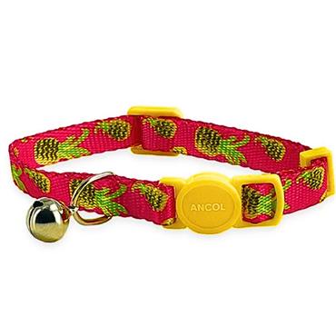 Pineapple Print Safety Cat Collar