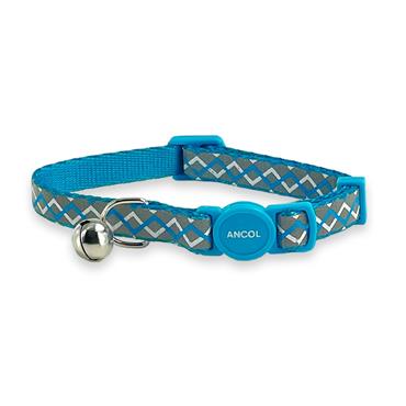 Zigzag Print Safety Cat Collar