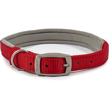 Viva Padded Red Nylon Collar S7 24"
